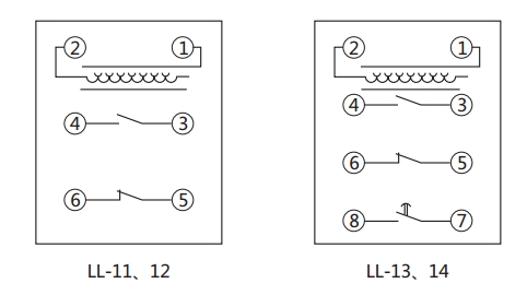 LL-13/10繼電器內(nèi)部接線