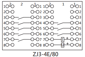 ZJ3-4E/80接線圖