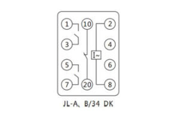 JL-A-34DK內(nèi)部接線及外引端子圖（正視圖）1.jpg